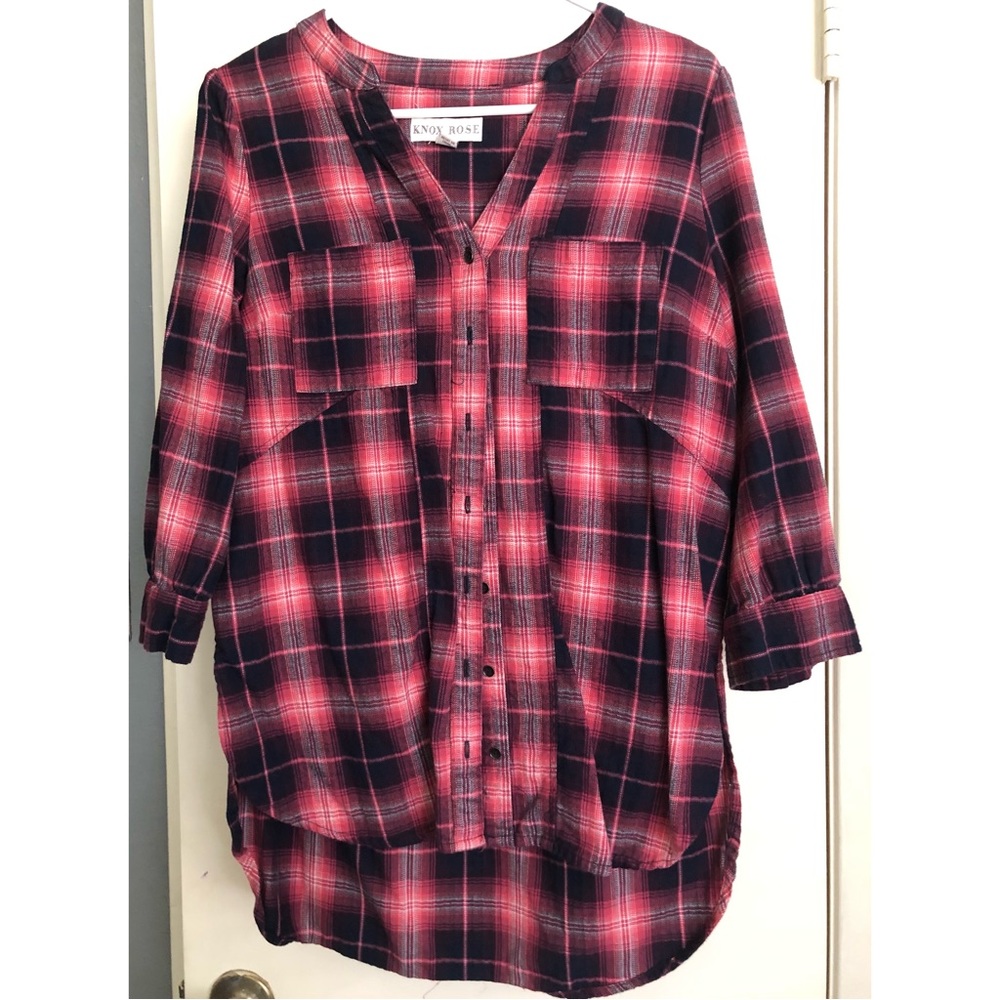 Knox Rose plaid shirt